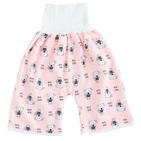 Kleinkind Babyhose mit Tiermuster - Bequeme Pumphose-Hose-Rosa Hunde-M (0-3 Jahr)-Luzern Mode