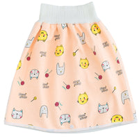 Kleinkind Babyhose mit Tiermuster - Bequeme Pumphose-Rock-Orangekätzchen-M (0-3 Jahr)-Luzern Mode