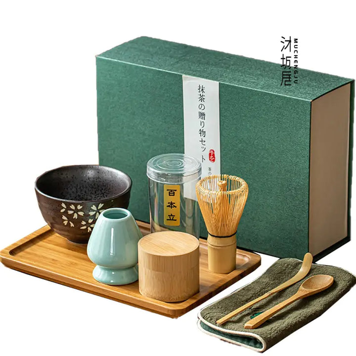Traditionelles Matcha-Geschenkset | Komplett Japanisch Nachhaltig Stilvoll-Luzern Mode