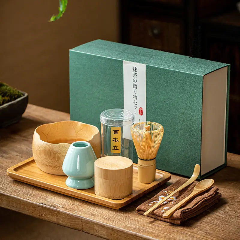 Traditionelles Matcha-Geschenkset | Komplett Japanisch Nachhaltig Stilvoll-Luzern Mode