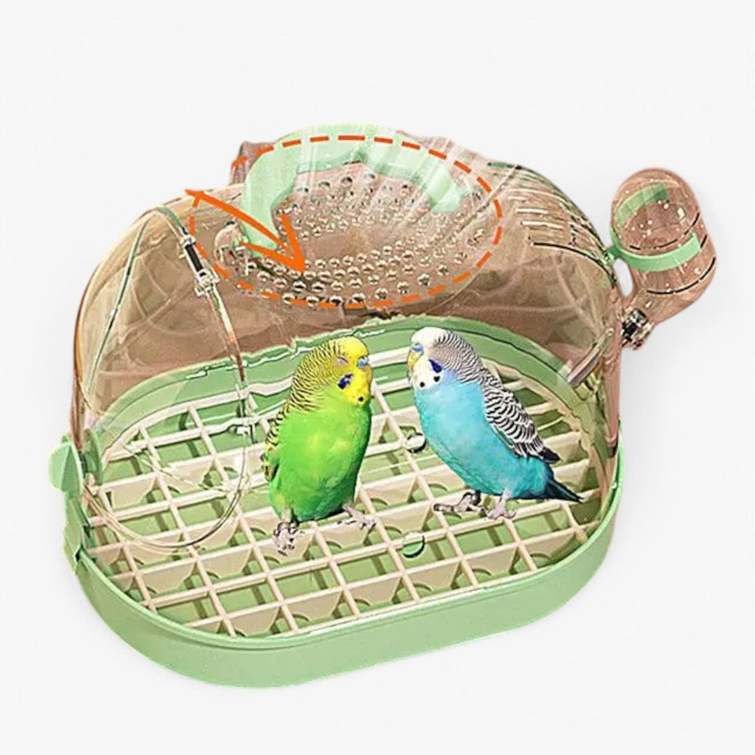 Vogel Reis Käfig | Transparent | Stabil | Ausziehbar | Leichtgewicht-Luzern Mode
