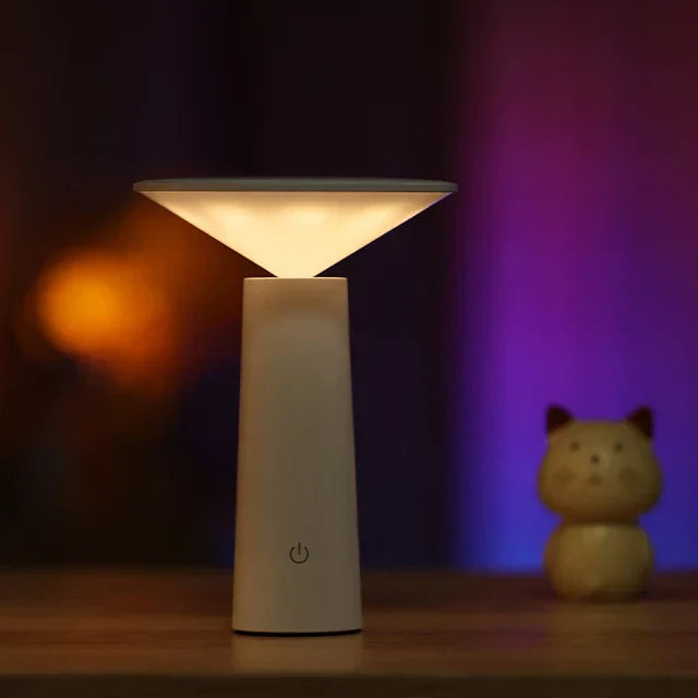 Drehbare Tischlampe | Dimmbär | Aufladbar | Kabellos | Kippbar-Luzern Mode