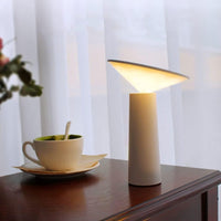 Drehbare Tischlampe | Dimmbär | Aufladbar | Kabellos | Kippbar-Weiß-Luzern Mode