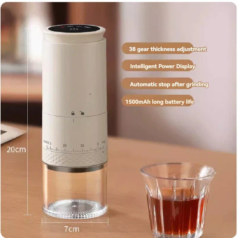 Elektrische Kaffeemühle | Kompakt Vielseitig Langlebig Leistungsstark USB-C-Luzern Mode