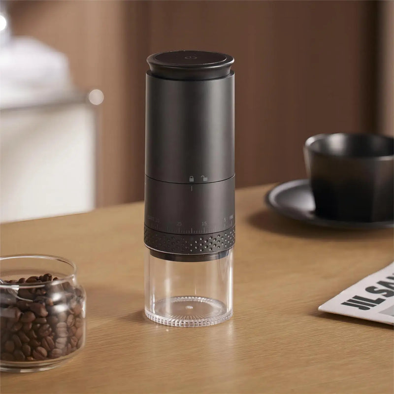 Elektrische Kaffeemühle | Kompakt Vielseitig Langlebig Leistungsstark USB-C-Schwarz-Luzern Mode