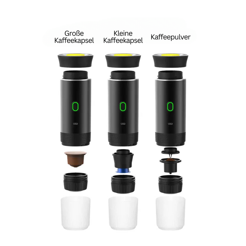 Tragbare Espressomaschine | Universal Kompakt Aufladbar Langlebig Edelstahl-Luzern Mode