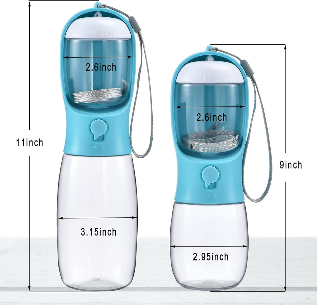 Haustier Trinkflasche | Mit Fressnapf 2-in-1 Kompakt Praktisch Auslaufsicher-Luzern Mode