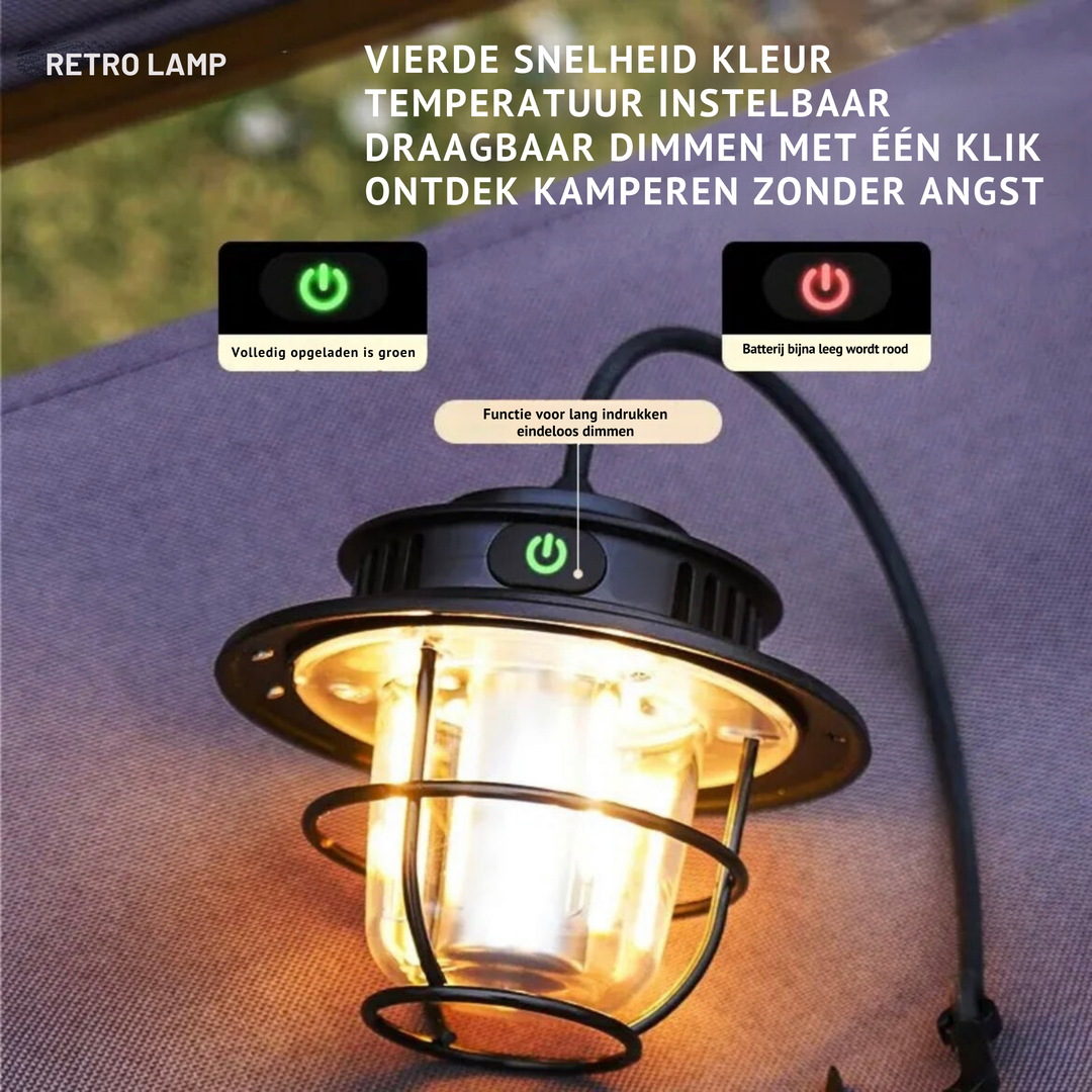 Campinglampe | LED Tragbar Robust Wiederaufladbar Praktisch Wetterfest-Luzern Mode