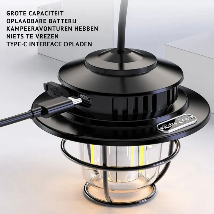 Campinglampe | LED Tragbar Robust Wiederaufladbar Praktisch Wetterfest-Luzern Mode