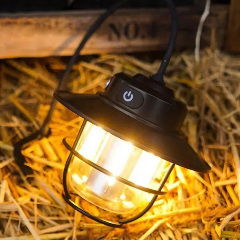 Campinglampe | LED Tragbar Robust Wiederaufladbar Praktisch Wetterfest-Luzern Mode