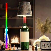LED Tischlampe | Flaschenform Einzigartig Modern Praktisch Touch Langlebig Ambiente-Holz-3 Farben-Luzern Mode