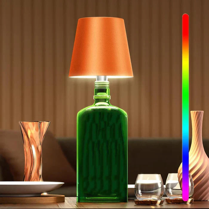 LED Tischlampe | Flaschenform Einzigartig Modern Praktisch Touch Langlebig Ambiente-Orange-3 Farben-Luzern Mode