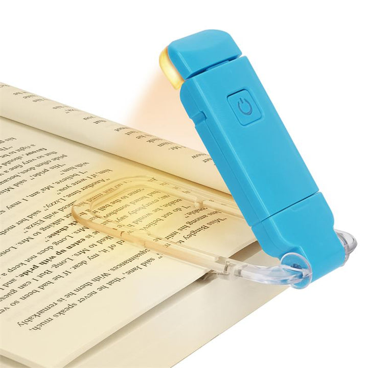 Buchlampe | Kompakt | LED | Aufladbar | Nachhaltig | Blaulichtfilter-Blau-Luzern Mode