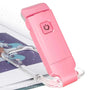 Buchlampe | Kompakt | LED | Aufladbar | Nachhaltig | Blaulichtfilter-Rosa-Luzern Mode