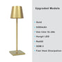 Tischlampe | Dimmbar Aluminium Langlebig Stilvoll Vielseitig Modern-Gold-Luzern Mode