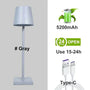 Tischlampe | Dimmbar Aluminium Langlebig Stilvoll Vielseitig Modern-Grau-Luzern Mode