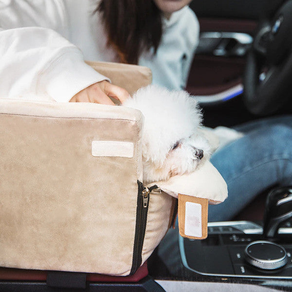 Hunde Reisbox | Tragbar Komfortabel Weich Fleece Rutschfest Sicher-Luzern Mode