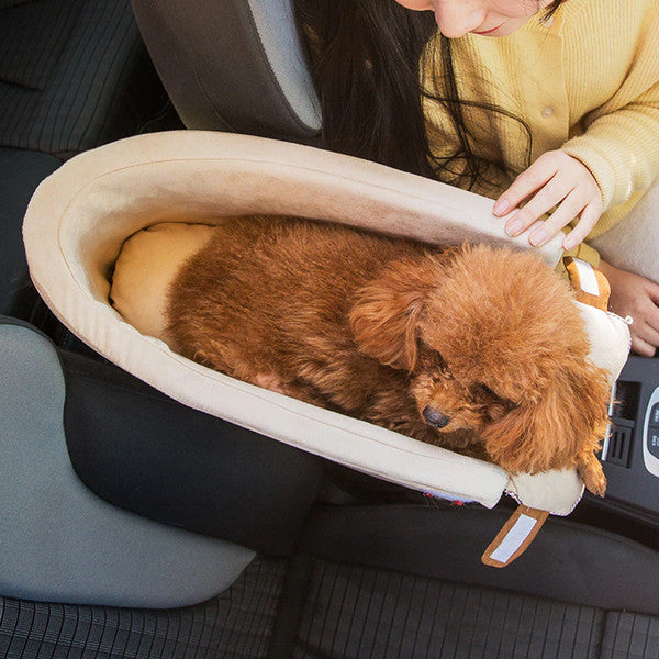 Hunde Reisbox | Tragbar Komfortabel Weich Fleece Rutschfest Sicher-Luzern Mode