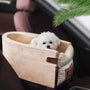 Hunde Reisbox | Tragbar Komfortabel Weich Fleece Rutschfest Sicher-Beige-Luzern Mode