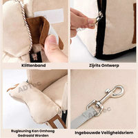 Hunde Reisbox | Tragbar Komfortabel Weich Fleece Rutschfest Sicher-Luzern Mode