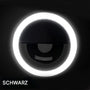 Selfie-Ringleuchte | Tragbar | Kompakt | Weißes Licht | Verstellbar-Schwarz-Luzern Mode