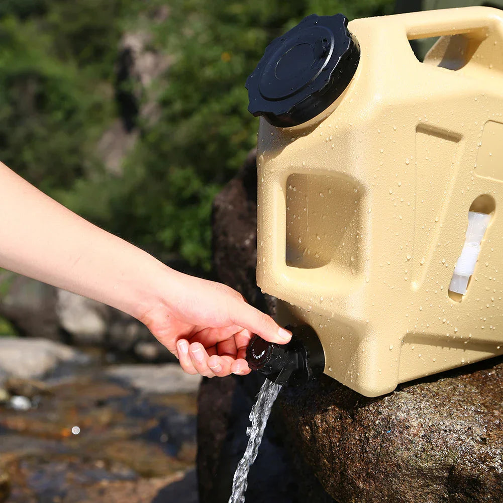 Wasserbehälter | Kompakt Tragbar 12L Langlebig Geräumig Robust Einstellbar-Luzern Mode