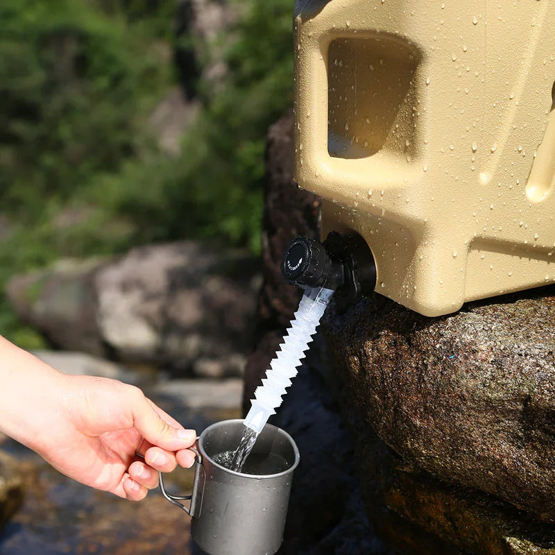 Wasserbehälter | Kompakt Tragbar 12L Langlebig Geräumig Robust Einstellbar-Luzern Mode