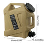 Wasserbehälter | Kompakt Tragbar 12L Langlebig Geräumig Robust Einstellbar-Khaki-Luzern Mode