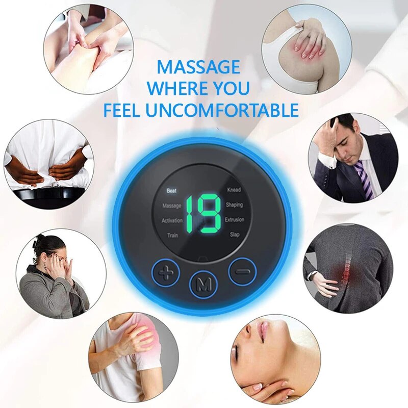 Massagegerät | Kompakt Nacken Fernbedienung Langlebig Wiederaufladbar-Luzern Mode