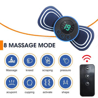 Massagegerät | Kompakt Nacken Fernbedienung Langlebig Wiederaufladbar-Luzern Mode