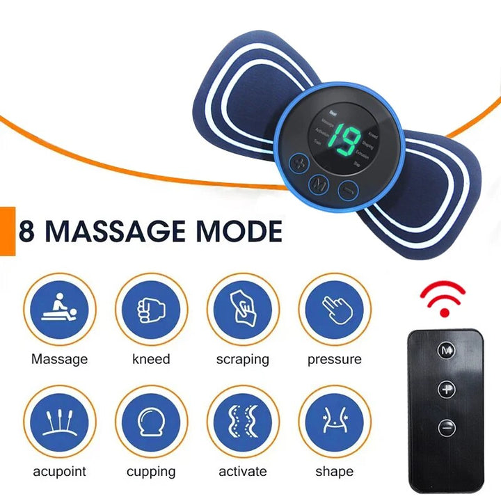 Massagegerät | Kompakt Nacken Fernbedienung Langlebig Wiederaufladbar-Luzern Mode