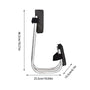 Gartenhocker | Komfortabel Ergonomisch 2-in-1 Vielseitig Langlebig Leicht-Schwarz-Luzern Mode