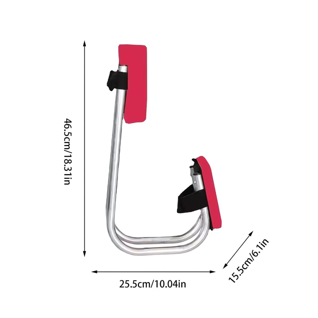 Gartenhocker | Komfortabel Ergonomisch 2-in-1 Vielseitig Langlebig Leicht-Schwarz-Rot-Luzern Mode