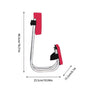 Gartenhocker | Komfortabel Ergonomisch 2-in-1 Vielseitig Langlebig Leicht-Schwarz-Rot-Luzern Mode