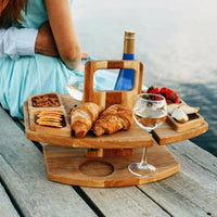 Weintisch | Picknick | Kompakt | Langlebig | Holz | Stilvoll | Vielseitig | Luxuriös-Luzern Mode