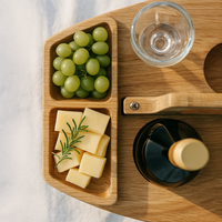 Weintisch | Picknick | Kompakt | Langlebig | Holz | Stilvoll | Vielseitig | Luxuriös-Luzern Mode