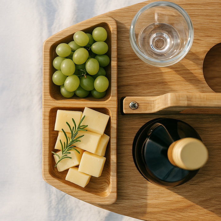 Weintisch | Picknick | Kompakt | Langlebig | Holz | Stilvoll | Vielseitig | Luxuriös-Luzern Mode
