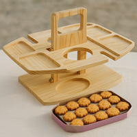 Weintisch | Picknick | Kompakt | Langlebig | Holz | Stilvoll | Vielseitig | Luxuriös-Luzern Mode