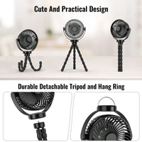 Mini-Ventilator | Kompakt Tragbar 360° Langlebig Einstellbar Vielseitig-Luzern Mode