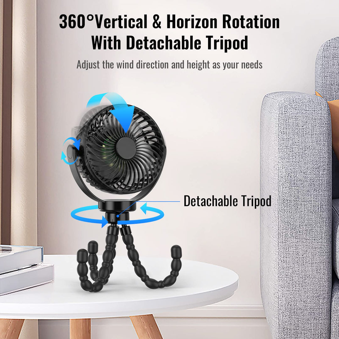 Mini-Ventilator | Kompakt Tragbar 360° Langlebig Einstellbar Vielseitig-Luzern Mode