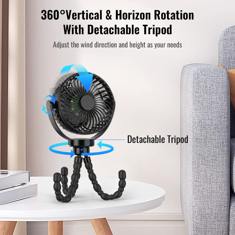 Mini-Ventilator | Kompakt Tragbar 360° Langlebig Einstellbar Vielseitig-Luzern Mode