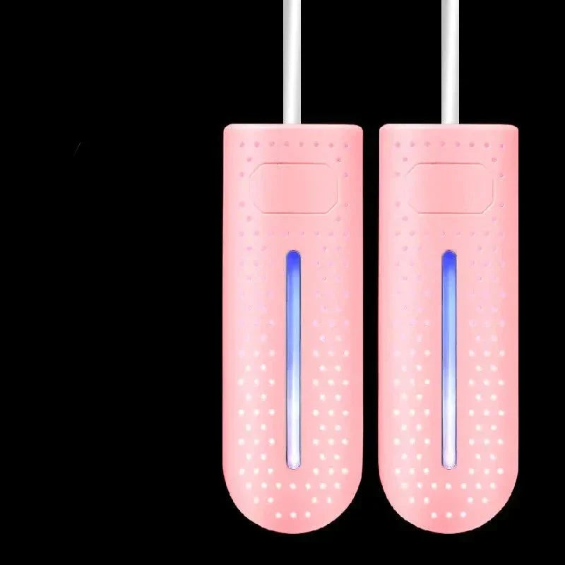 Schuhtrockner | Tragbar USB Hygienisch Sterilisator Vielseitig-Rosa Steckdose mit UV-Lampe-Luzern Mode