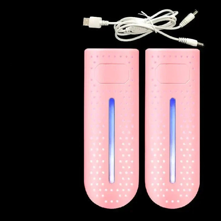 Schuhtrockner | Tragbar USB Hygienisch Sterilisator Vielseitig-Rosa USB mit UV-Lampe-Luzern Mode
