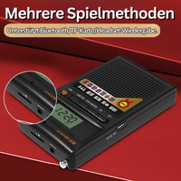 Bluetooth-Radio | AM FM Kompakt Vielseitig MP3 Kopfhörer Antenne-Luzern Mode
