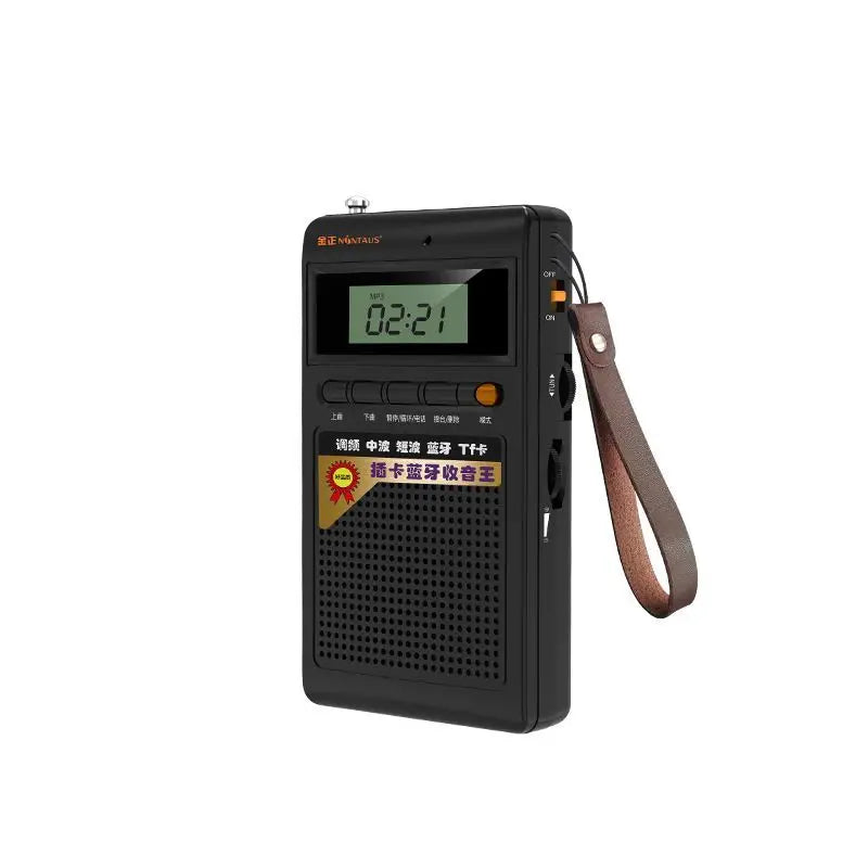 Bluetooth-Radio | AM FM Kompakt Vielseitig MP3 Kopfhörer Antenne-Schwarz-Luzern Mode