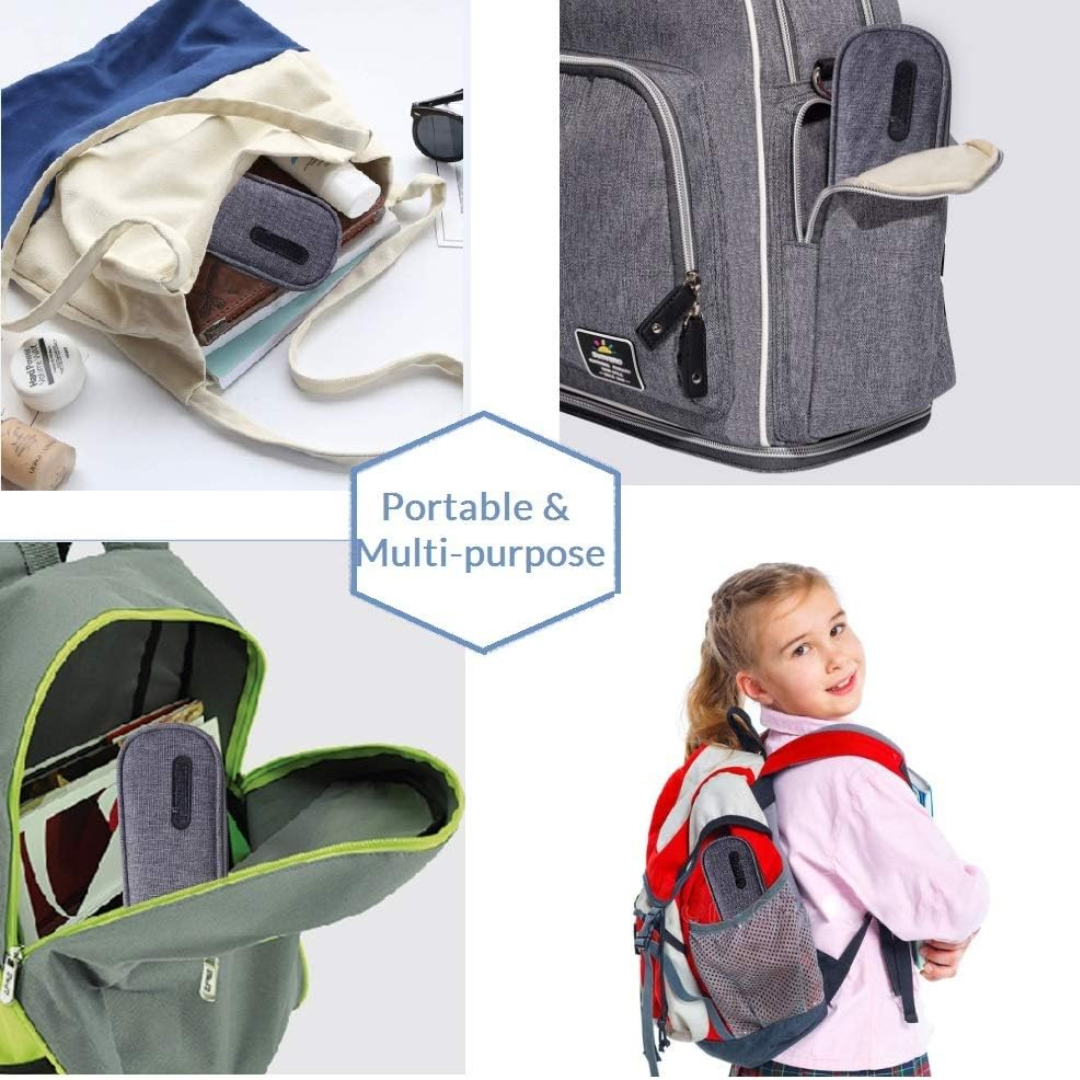 Reisebesteckset | Kompakt Praktisch 5-teilig Edelstahl mit Hülle-Luzern Mode