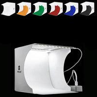 Tragbares Fotostudio | LED | Kompakt | Mini-USB | Zusammenklappbar | Würfel-Luzern Mode