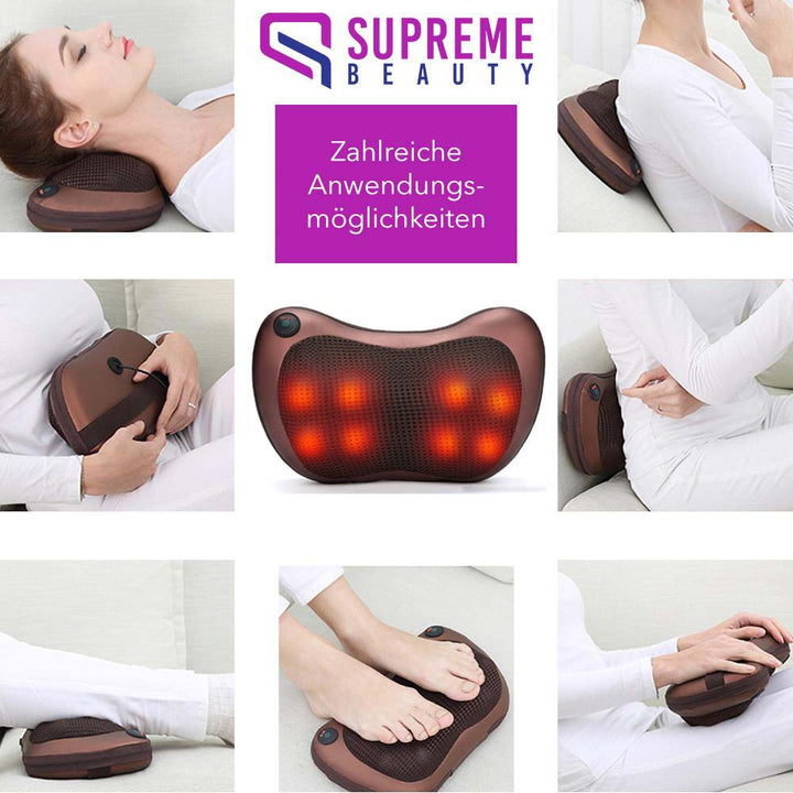 Massagekissen | Kompakt | Komfortabel | Shiatsu | Vielseitig | Einstellbar-Luzern Mode