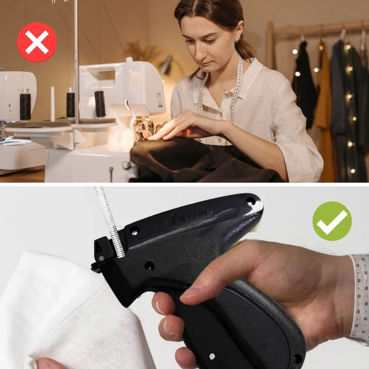 Mini Nähmaschine | Handbetrieben | Drahtlos | Gerader Stich-Luzern Mode