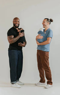 Vater-Baby Trage T-Shirt für Komfort und Nähe-Luzern Mode